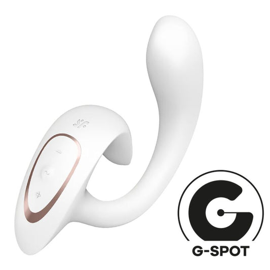 Satisfyerg For Goddess 1 Rabbit Vibrator White | Niks.fi verkkokauppa