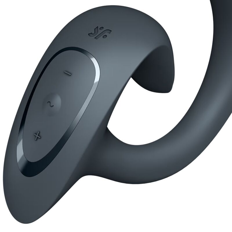 Satisfyerg For Goddess 1 Rabbit Vibrator Dark Gray | Niks.fi verkkokauppa