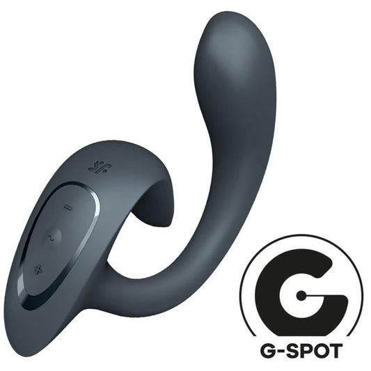 Satisfyerg For Goddess 1 Rabbit Vibrator Dark Gray | Niks.fi verkkokauppa