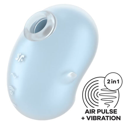 Satisfyercutie Ghost Lay-On Vibrator Light Blue | Niks.fi verkkokauppa