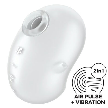 Satisfyercutie Ghost Lay-On Vibrator White | Niks.fi verkkokauppa