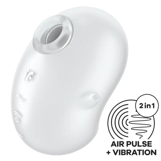 Satisfyercutie Ghost Lay-On Vibrator White | Niks.fi verkkokauppa