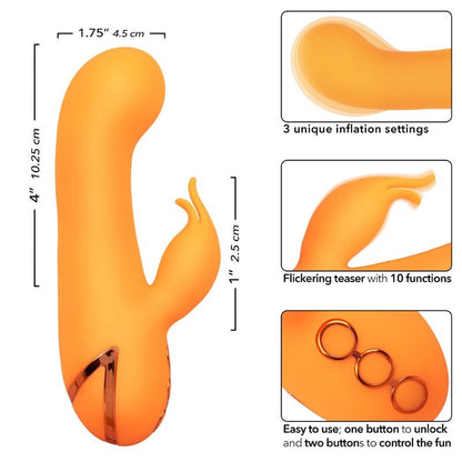 Montecito Muse Vibrator Rabbit Orange By California Dreaming | Niks.fi verkkokauppa