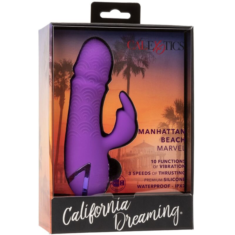 Manhattan Beach Marvel Vibrator Rabbit Purple By California Dreaming | Niks.fi verkkokauppa