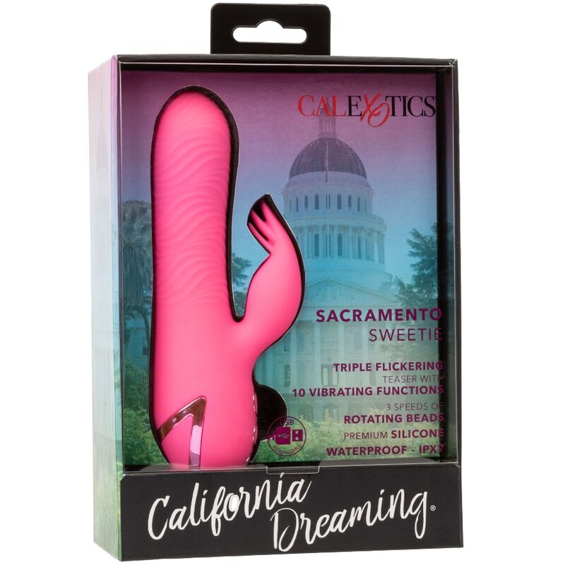 Sacramento Sweetie Vibrator Rabbit Pink By California Dreaming | Niks.fi verkkokauppa
