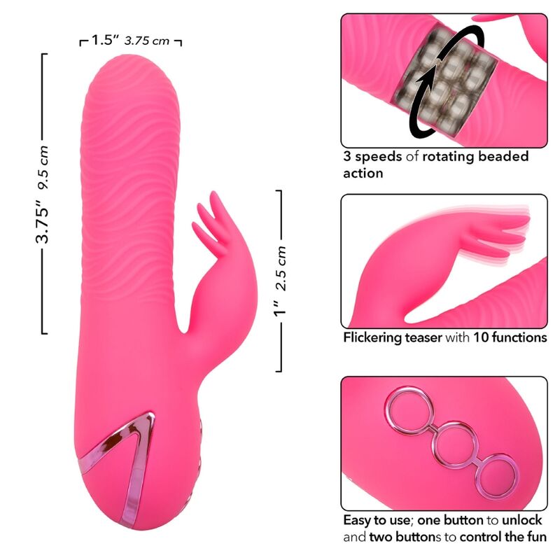 Sacramento Sweetie Vibrator Rabbit Pink By California Dreaming | Niks.fi verkkokauppa