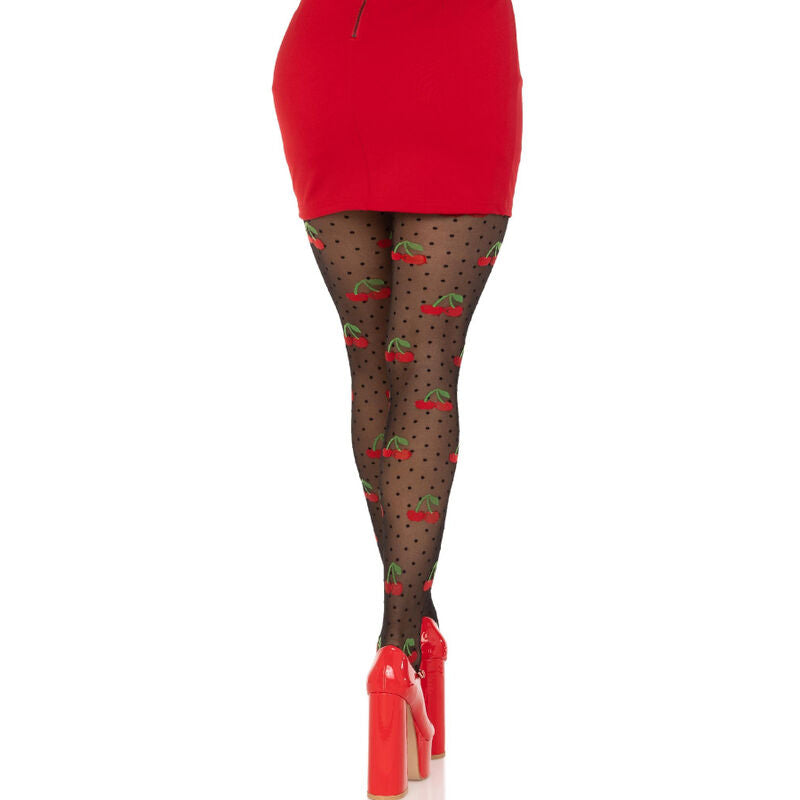 Leg Avenueblack Cherry Moles Stockings | Niks.fi verkkokauppa