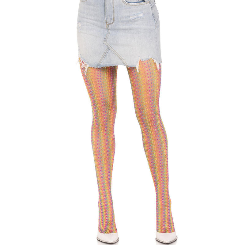 Leg Avenuemulticolor Crochet Stockings | Niks.fi verkkokauppa