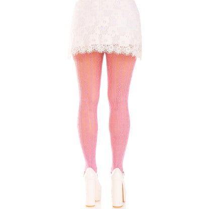 Leg Avenuestockings With Openings Heart & Bows Pink | Niks.fi verkkokauppa