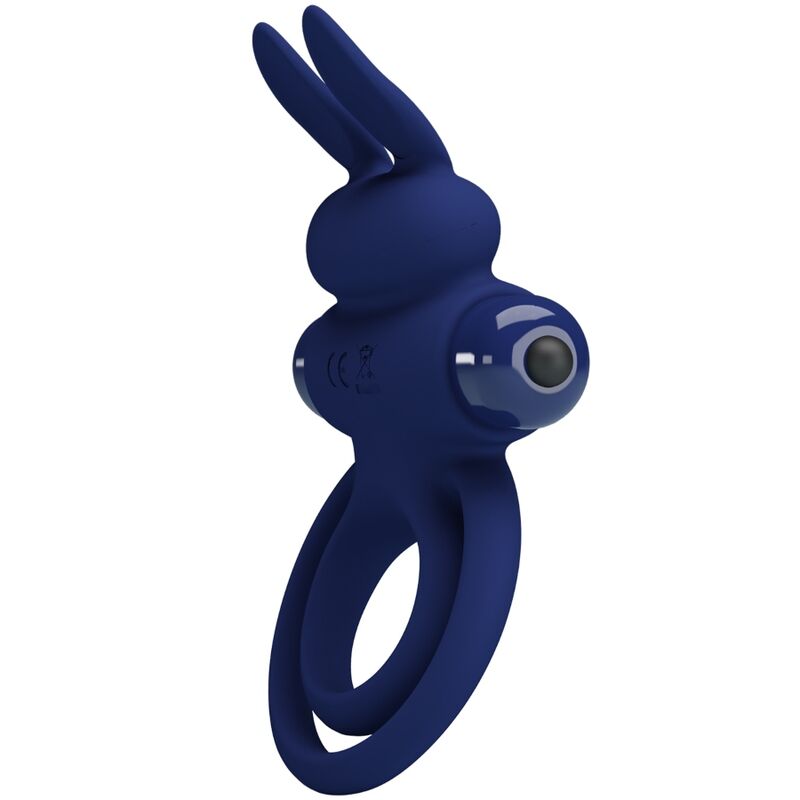 Pretty Lovedarey Double Vibrating Ring Rabbit Blue | Niks.fi verkkokauppa