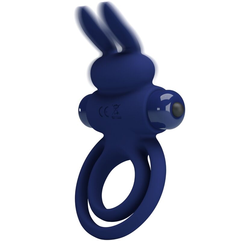 Pretty Lovedarey Double Vibrating Ring Rabbit Blue | Niks.fi verkkokauppa