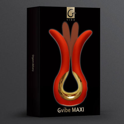 Gvibe Maxi Vibrator With Two Flexible Tips Coral | Niks.fi verkkokauppa