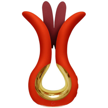 Gvibe Maxi Vibrator With Two Flexible Tips Coral | Niks.fi verkkokauppa