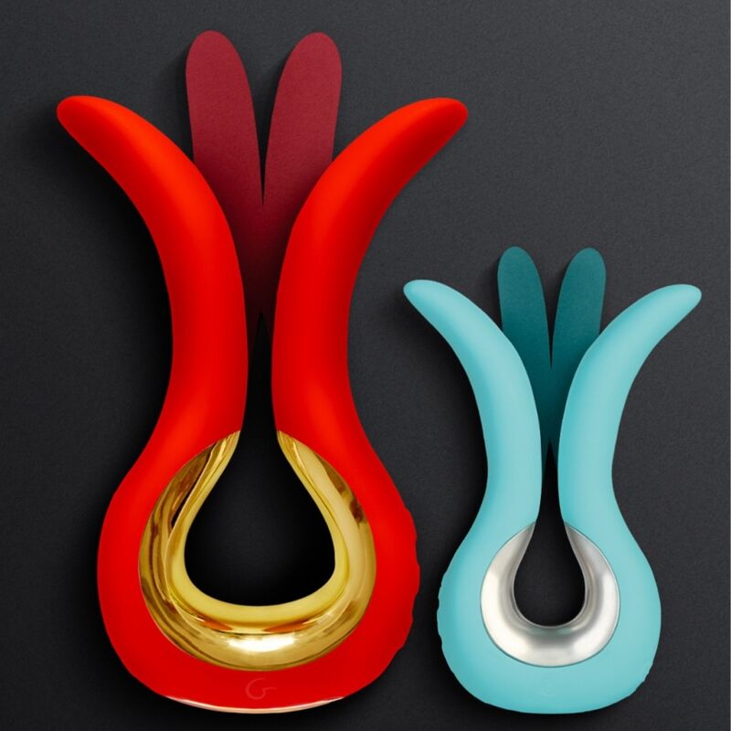 Gvibe Maxi Vibrator With Two Flexible Tips Coral | Niks.fi verkkokauppa