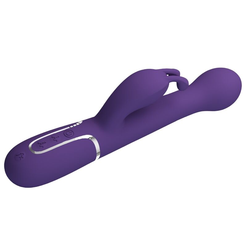 Pretty Lovedejon Rabbit Vibrator 3 In 1 Multifunction Purple | Niks.fi verkkokauppa