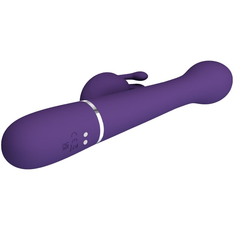 Pretty Lovedejon Rabbit Vibrator 3 In 1 Multifunction Purple | Niks.fi verkkokauppa