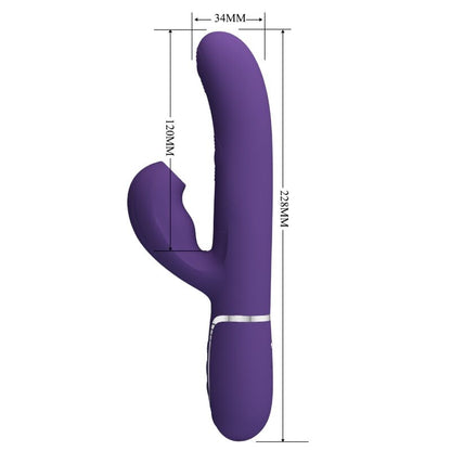 Pretty Loveperlita G-Spot Vibrator 3 In 1 Multifunction Purple | Niks.fi verkkokauppa