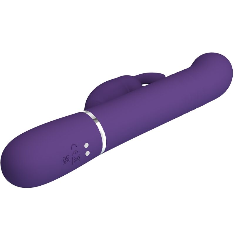 Pretty Lovecoale Rabbit Vibrator 4 In 1 Purple | Niks.fi verkkokauppa