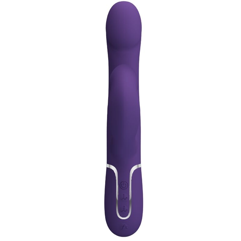 Pretty Lovezalin Rabbit Vibrator Pearls 4 In 1 Purple | Niks.fi verkkokauppa