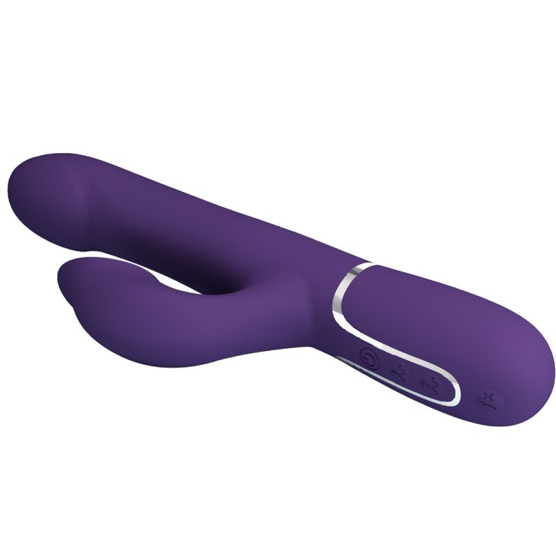 Pretty Lovezalin Rabbit Vibrator Pearls 4 In 1 Purple | Niks.fi verkkokauppa