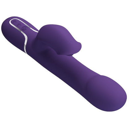 Pretty Lovezalin Rabbit Vibrator Pearls 4 In 1 Purple | Niks.fi verkkokauppa
