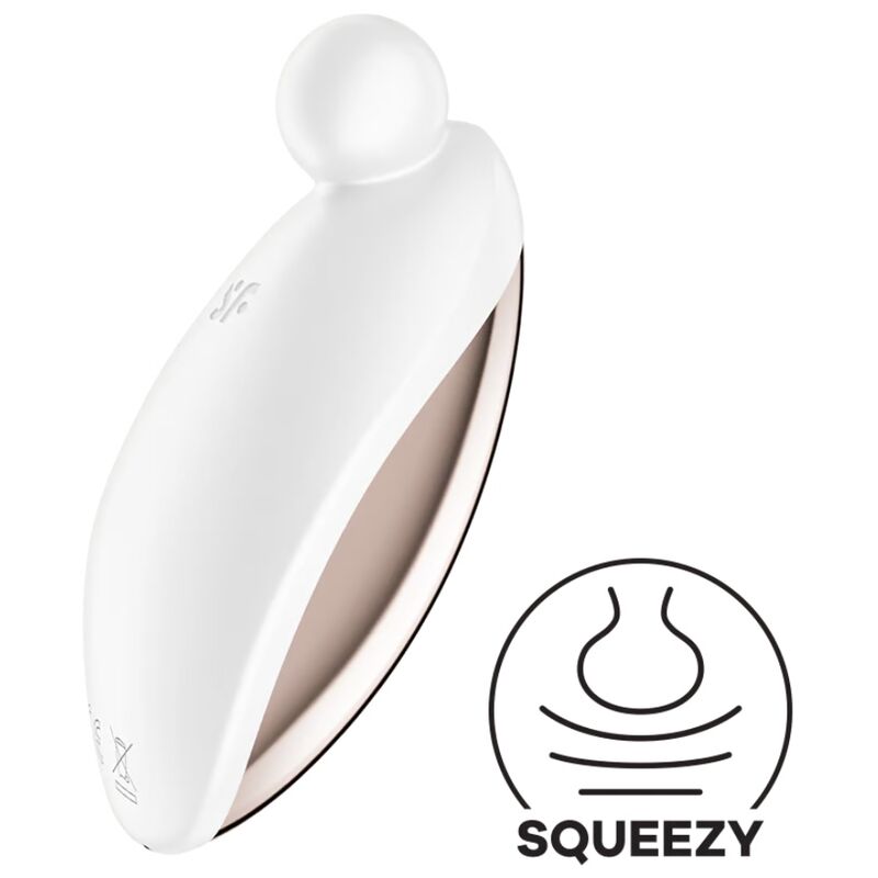 Satisfyerspot On 2 Lay-On Vibrator White | Niks.fi verkkokauppa