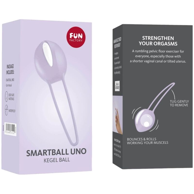 Smartball Uno Pelvic Ball White / Pastel Lilac | Niks.fi verkkokauppa