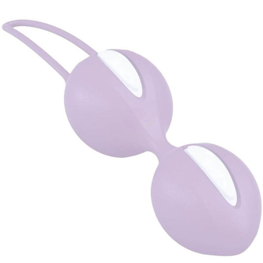 Smartballs Duo Pelvic Balls White / Pastel Lilac | Niks.fi verkkokauppa