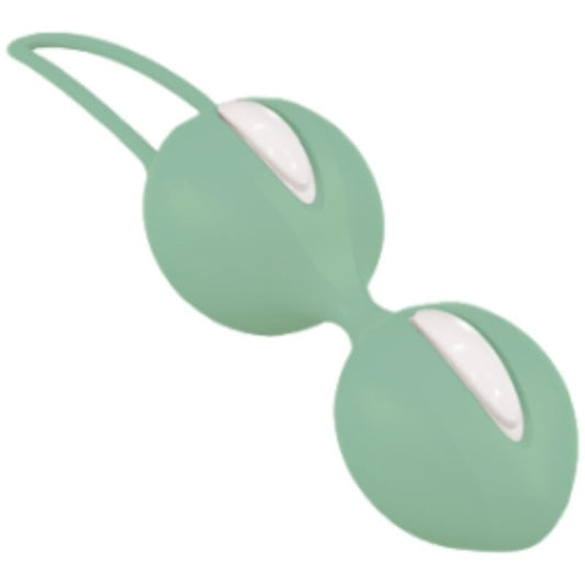 Smartballs Duo Pelvic Balls White / Green Pistachio | Niks.fi verkkokauppa