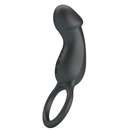 Pretty Lovetrae Vibrating Black Ring With Stimulator | Niks.fi verkkokauppa