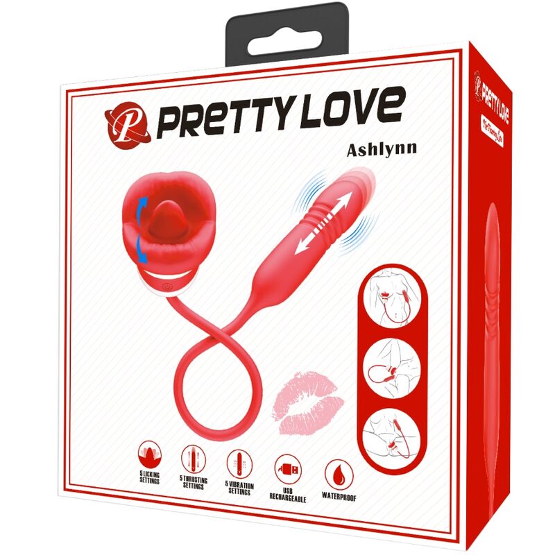 Pretty Loveashlynn Red Mouth Masturbator | Niks.fi verkkokauppa