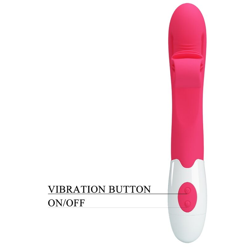 Pink Vibrator And Stimulator 30 Speeds | Niks.fi verkkokauppa