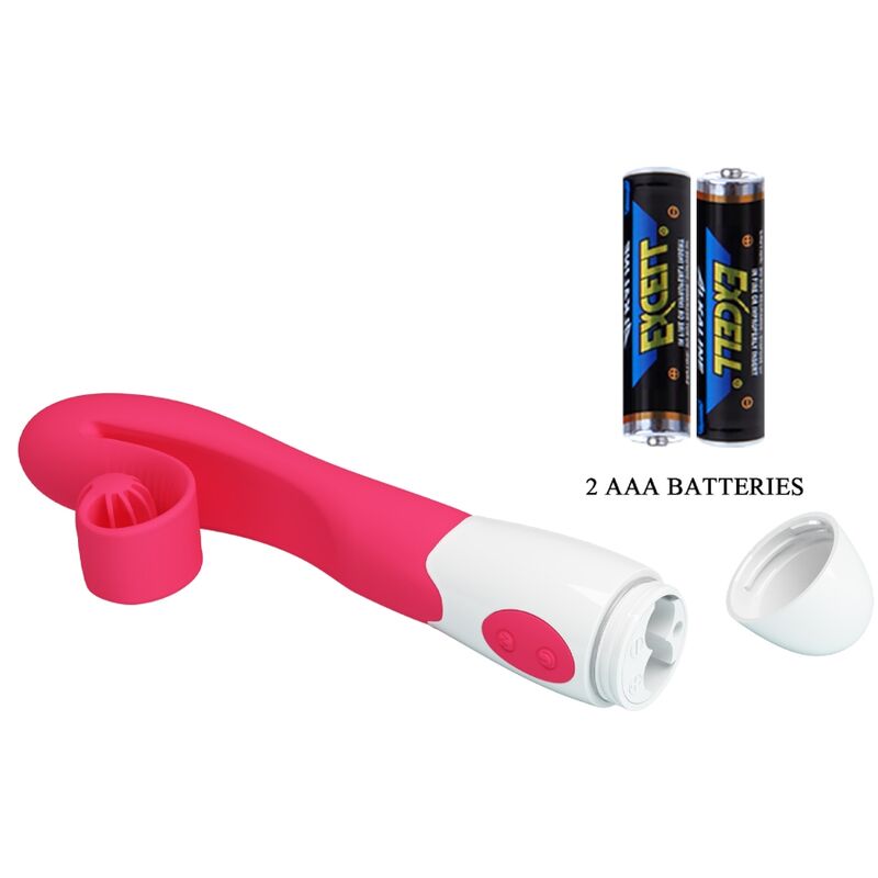 Pink Vibrator And Stimulator 30 Speeds | Niks.fi verkkokauppa