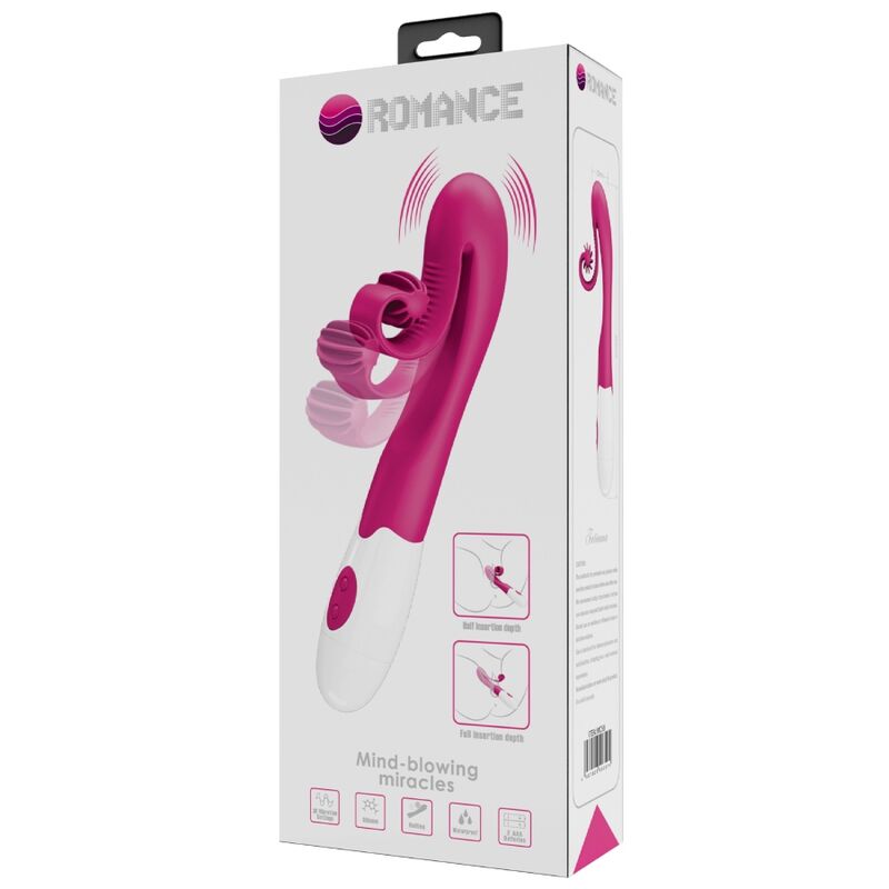 Pink Vibrator And Stimulator 30 Speeds | Niks.fi verkkokauppa