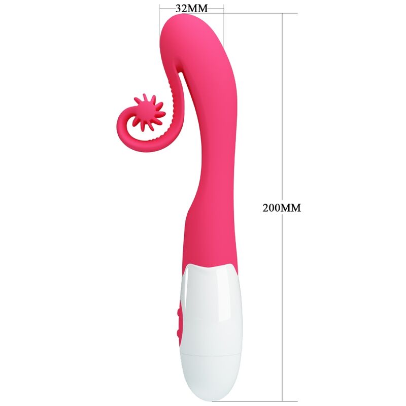 Pink Vibrator And Stimulator 30 Speeds | Niks.fi verkkokauppa