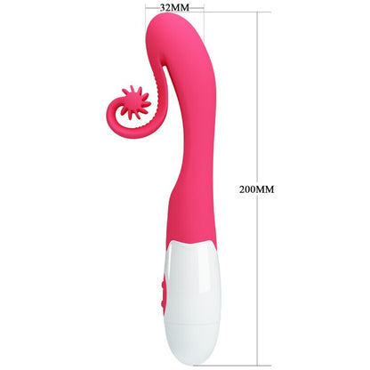 Pink Vibrator And Stimulator 30 Speeds | Niks.fi verkkokauppa