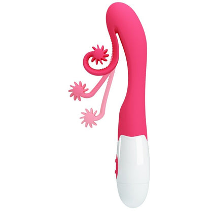 Pink Vibrator And Stimulator 30 Speeds | Niks.fi verkkokauppa