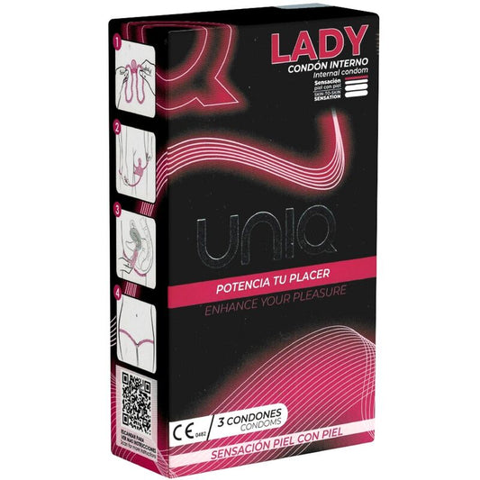 Lady Condom Latex Free Female Condoms With Garter Belt 3 Units | Niks.fi verkkokauppa
