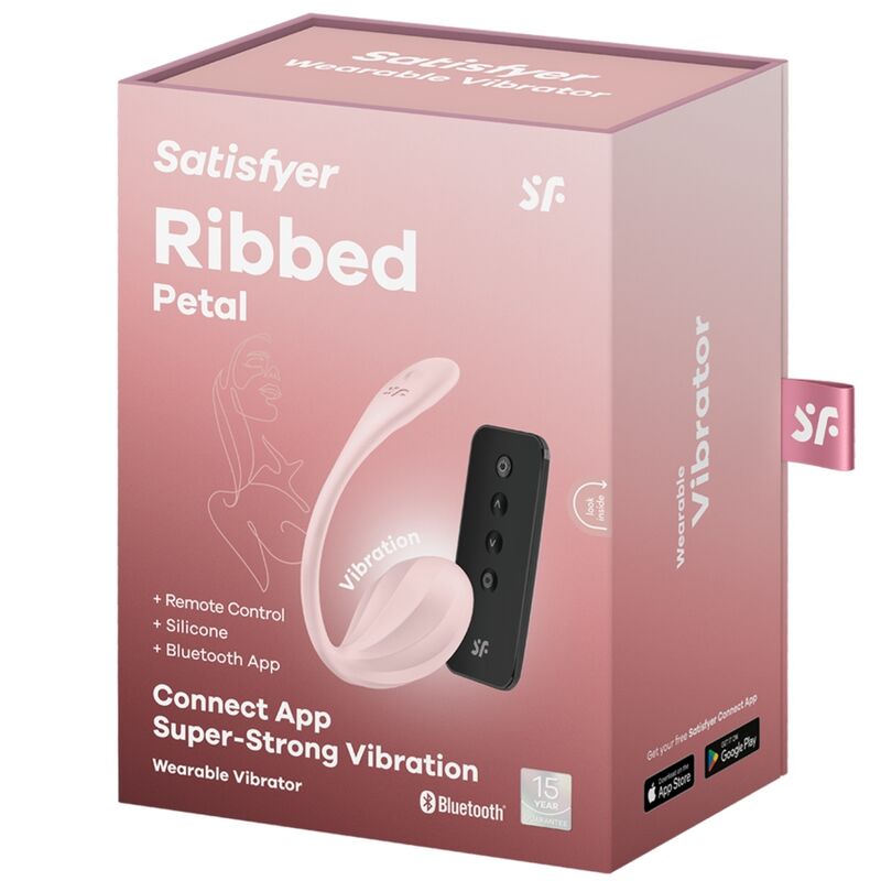 Satisfyerribbed Petal G Point Remote Control Stimulator Rose Free App | Niks.fi verkkokauppa