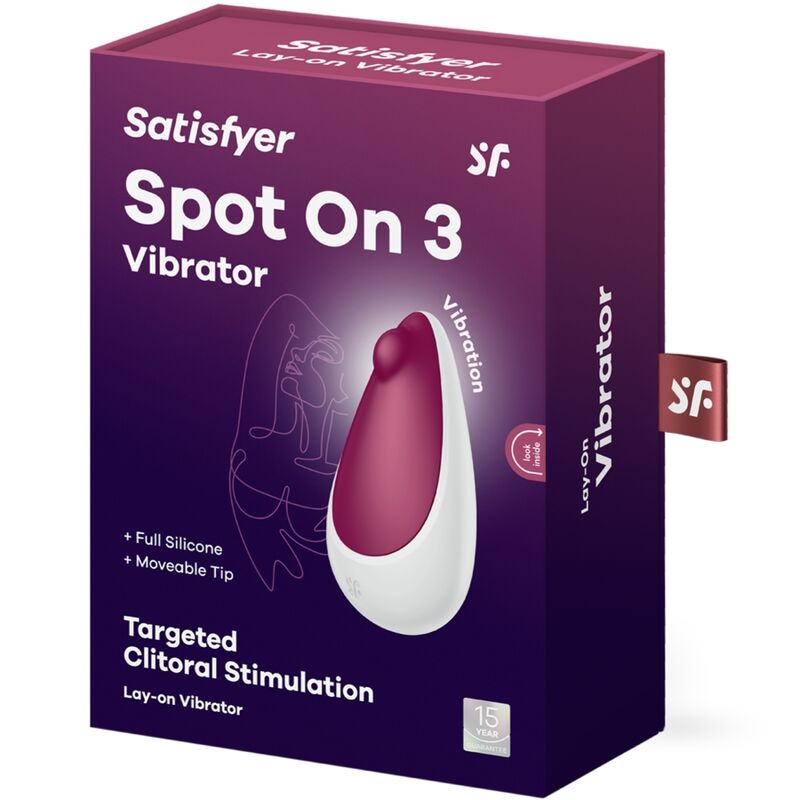 Satisfyerspot On 3 Clitoris Stimulator Berry | Niks.fi verkkokauppa