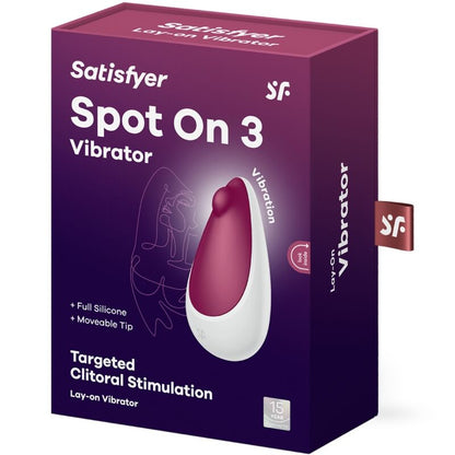 Satisfyerspot On 3 Clitoris Stimulator Berry | Niks.fi verkkokauppa