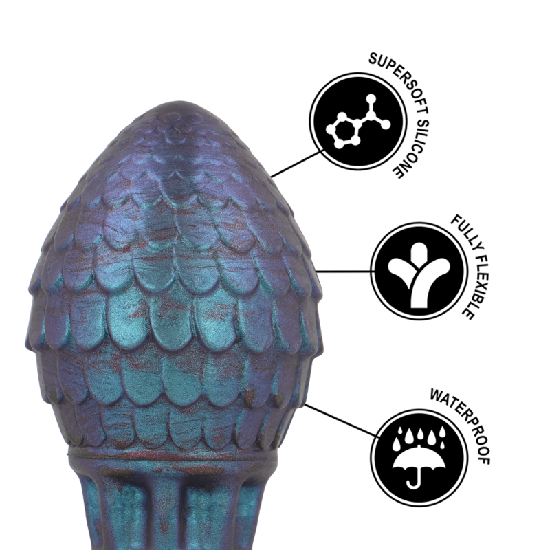 Vrakos Dragon Egg Anal Plug Size M | Niks.fi verkkokauppa