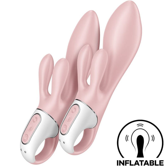 Satisfyerair Pump Bunny 3 Inflatable Rabbit Vibrator Pink | Niks.fi verkkokauppa