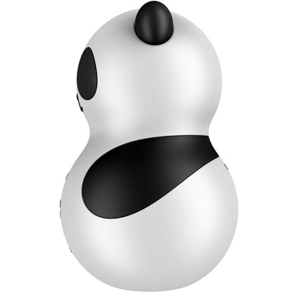 Satisfyerpocket Panda Stimulator & Vibrator Black And White | Niks.fi verkkokauppa