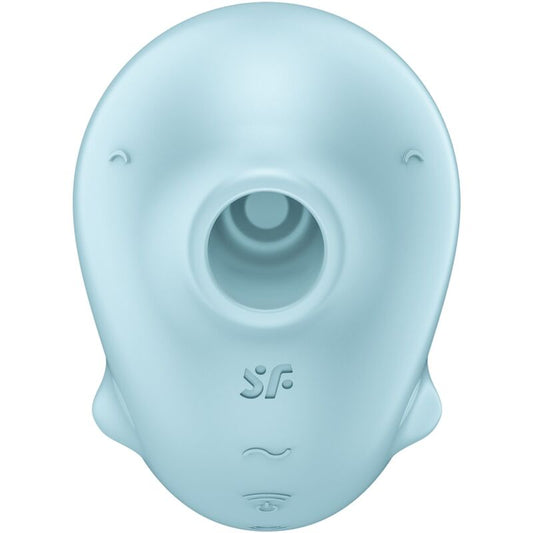 Satisfyersassy Seal Stimulator & Vibrator Blue | Niks.fi verkkokauppa