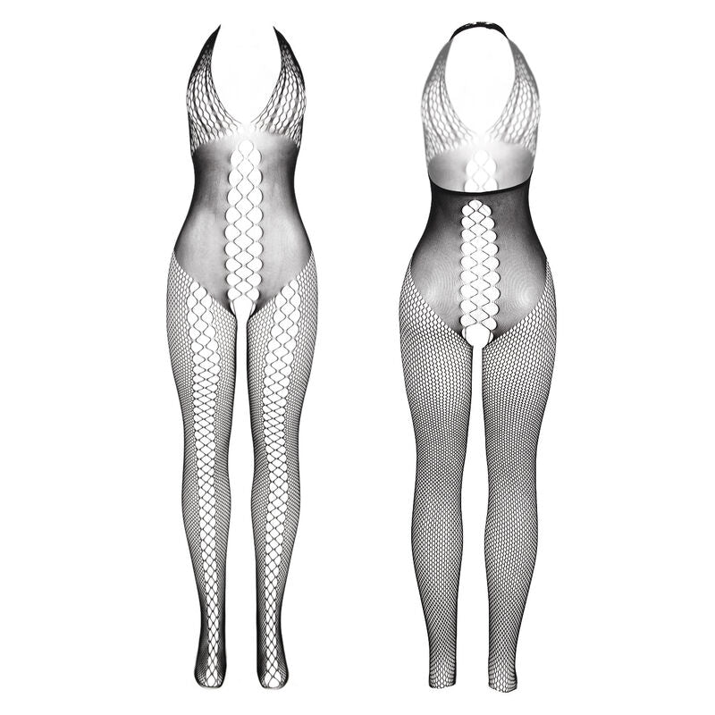 Subblime951832 Bodystocking With Open Back And Cross Details Black One Size | Niks.fi verkkokauppa