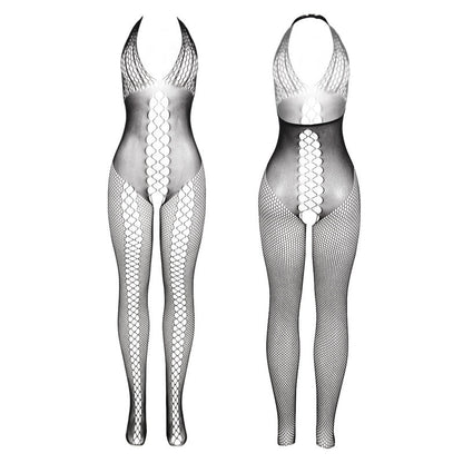 Subblime951832 Bodystocking With Open Back And Cross Details Black One Size | Niks.fi verkkokauppa