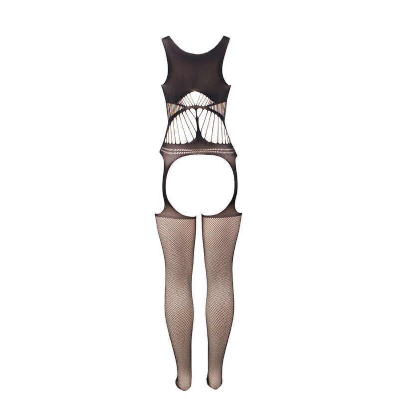 Subblime951900 Fishnet Crotchless Bodystocking With Cup And Open Shoulders Black One Size | Niks.fi verkkokauppa