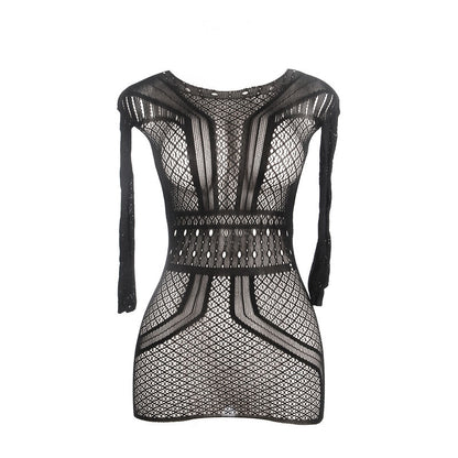 Subblime951931 Short Fishnet Dress With Bare Back One Size | Niks.fi verkkokauppa