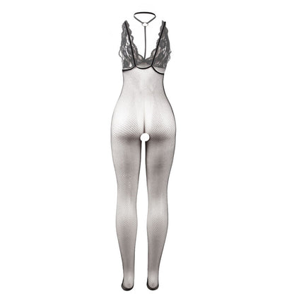 Subblime951993 Black Transparent Fishnet Crotchless Bodystocking One Size | Niks.fi verkkokauppa